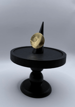 Anillo ajustable de circulo irregular liso