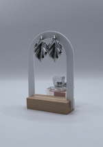 Arete de hoja con textura