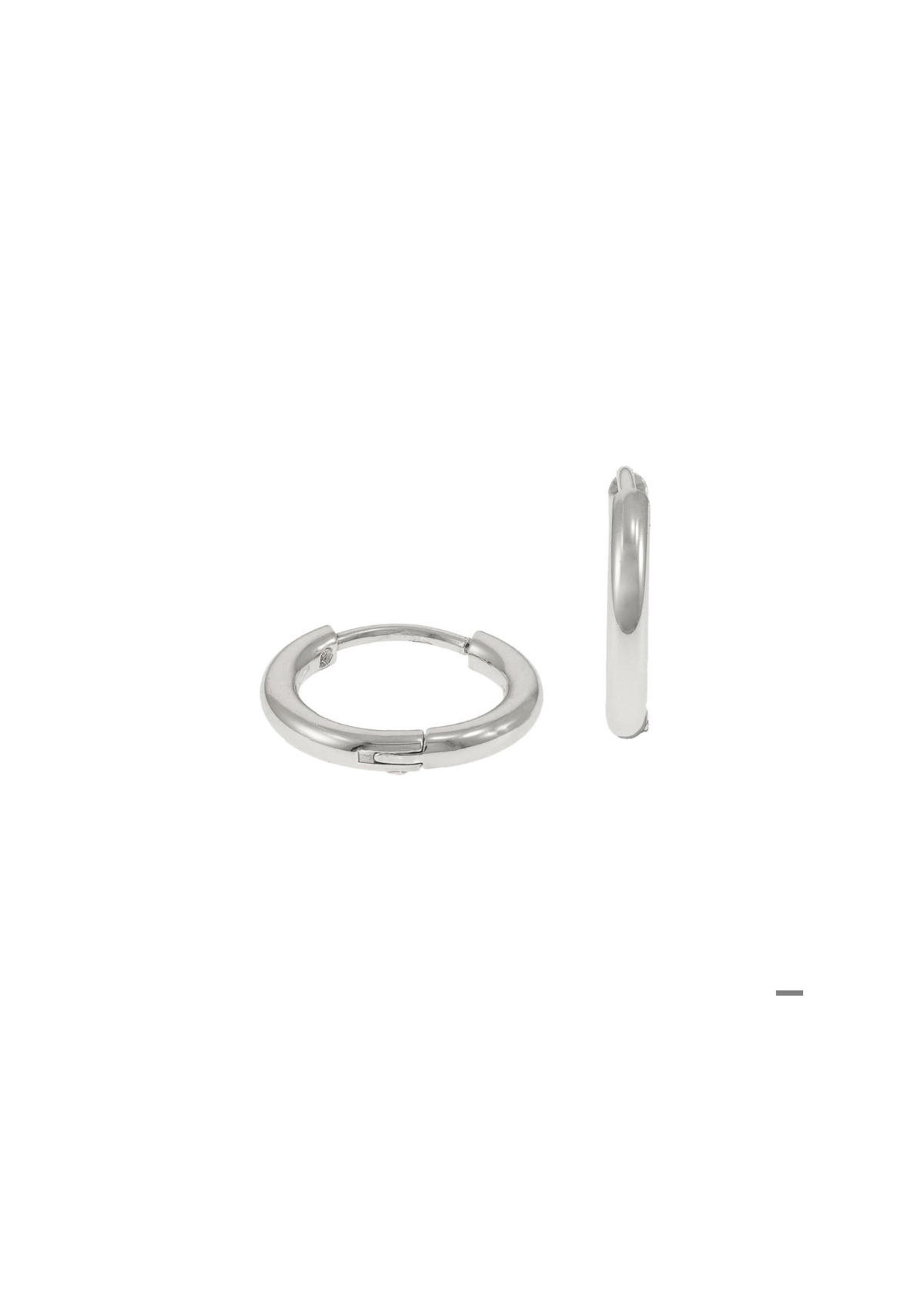 Arracada tubular lisa