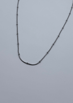 Cadena cola de rata delgada con balín