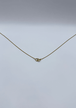 Collar corazones entrelazados