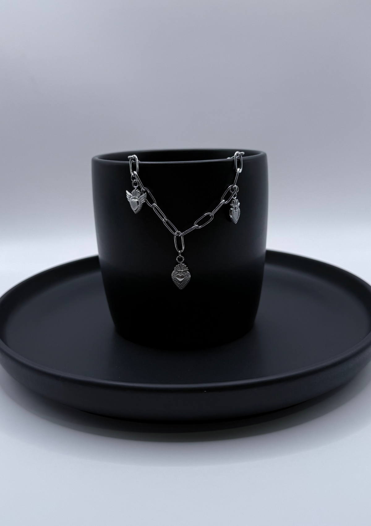 Pulsera sagrado corazón con eslabón