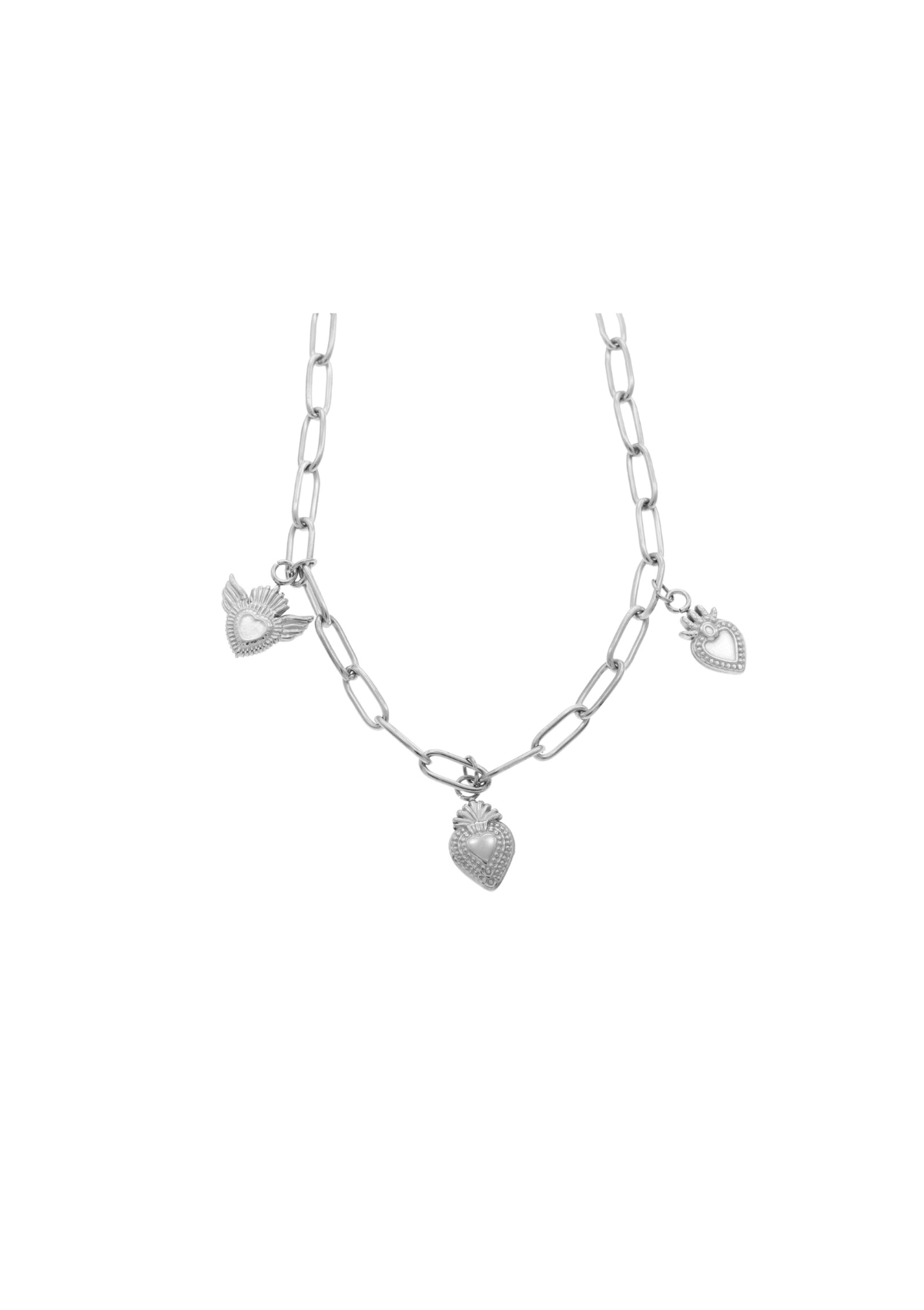 Pulsera sagrado corazón con eslabón