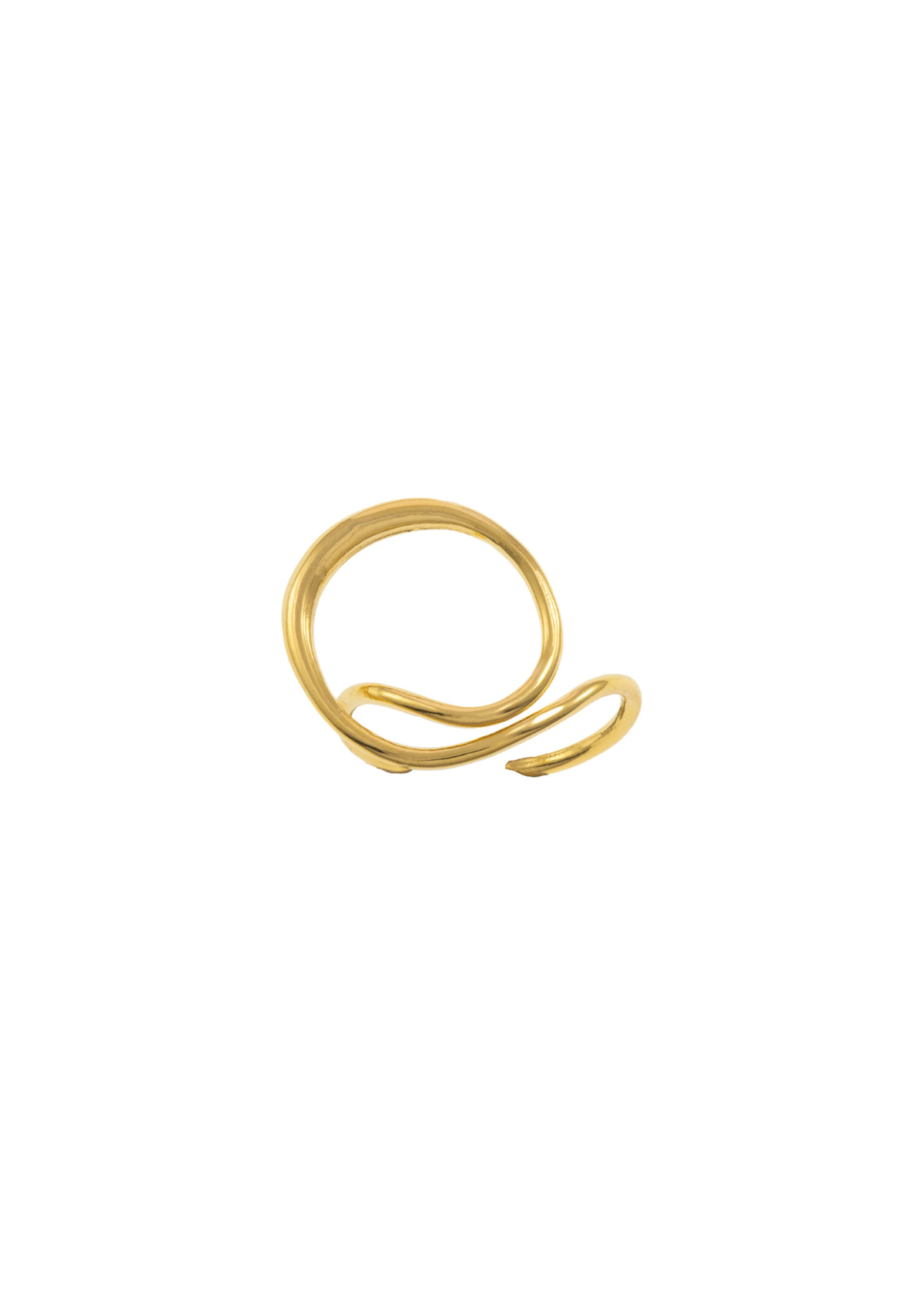 Anillo ajustable diseño asimetrico