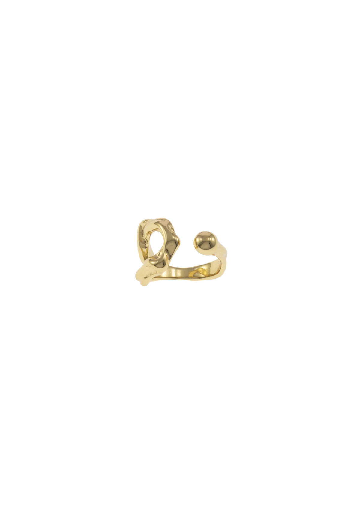 Anillo ajustable hueco irregular