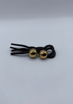 Aretes minimalistas bolita de oro