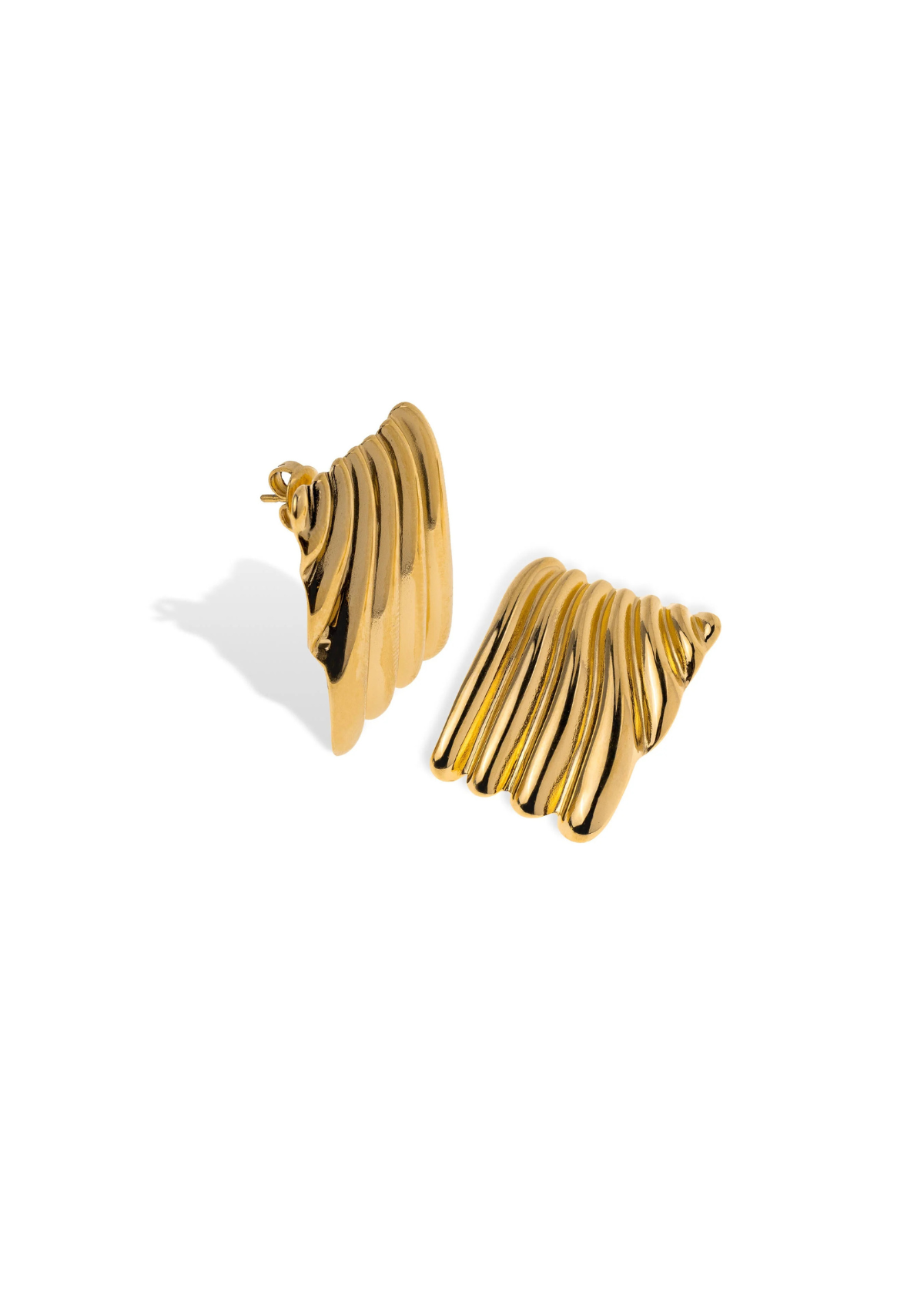 Arete rectangular con textura acanalada